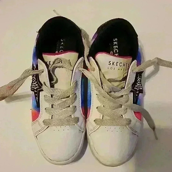 Skechers Girls Hi-Lite Starry Cloud Lace Up Sneakers Shoe Size 13.5 - Picture 7 of 7